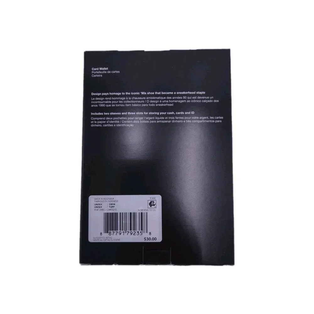 Nike Air Max 90 Card Wallet Green Black Infared Leather‎ Icon Swoosh
